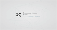 Desktop Screenshot of alexju.be